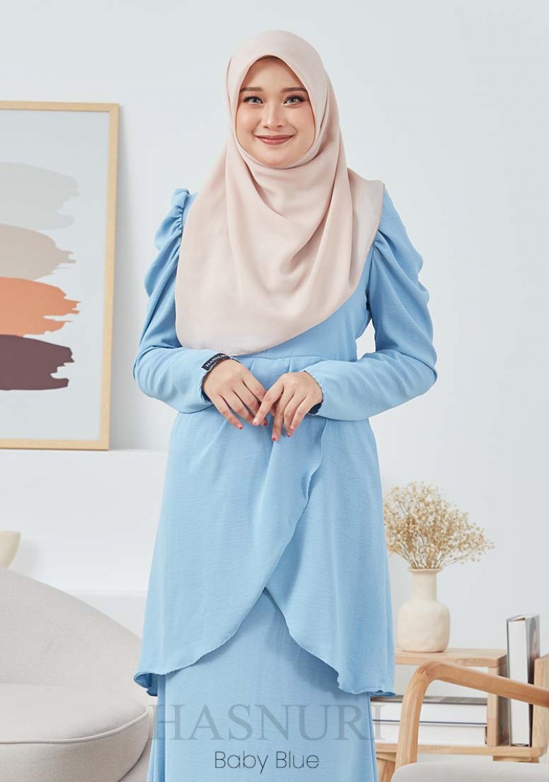 Kurung Munifah - Baby Blue