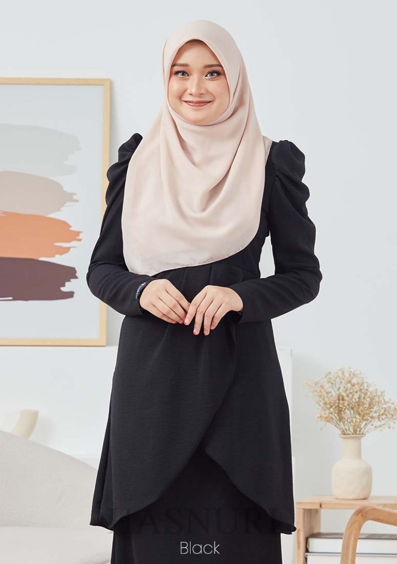 Kurung Munifah - Black