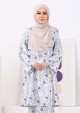 Kurung Tulip - Grey