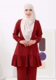 Suit Afiaa - Maroon