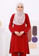 Suit Leena - Maroon