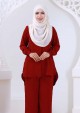 Suit Waraa - Maroon