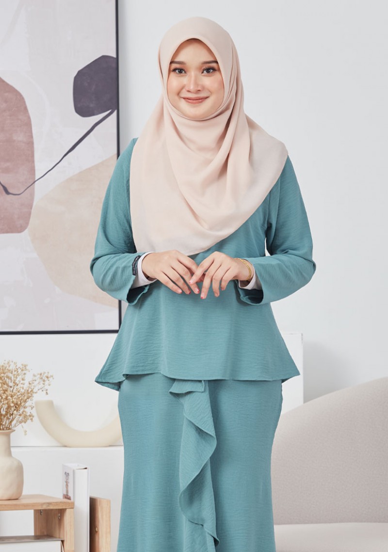 Kurung Alinda - Jade Green