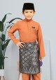 Baju Melayu Kashaf Kids - Golden Brown