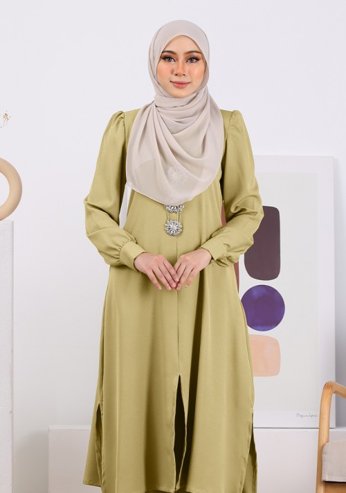 Kurung Nur Zakiya - Green Tea