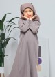 Jubah Habibah Kids - Grey