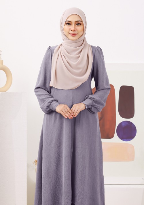 Suit Nur Zakiya - Grey