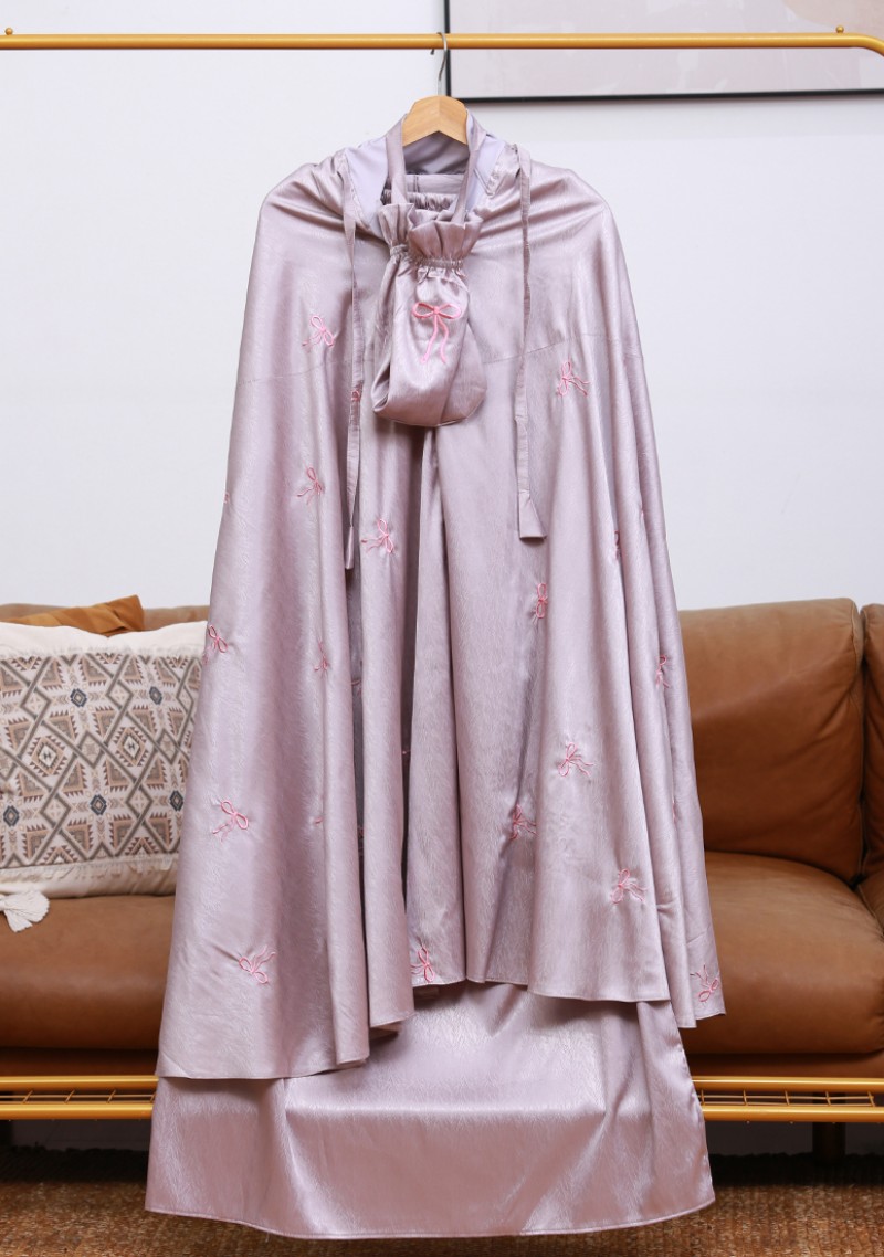 Telekung Reben - Grey