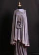 Telekung Mawar - Grey
