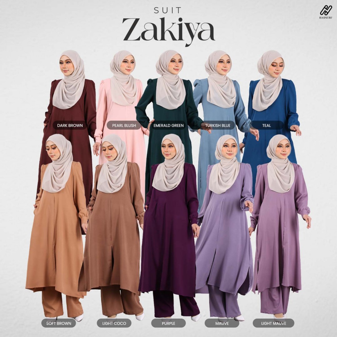 Suit Zakiya - Purple