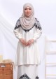 Kurung Adhwa - Ivory White