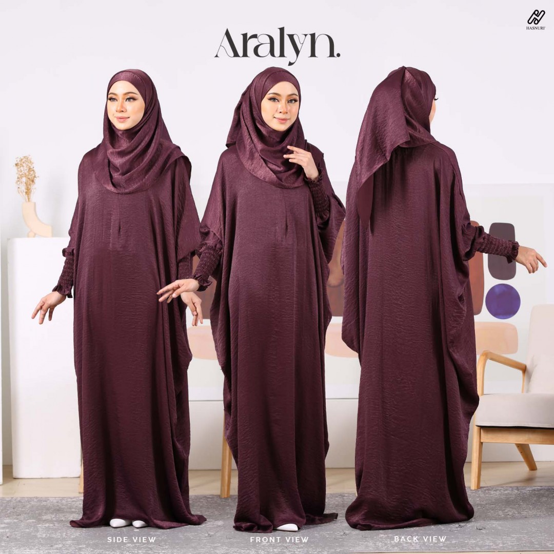 Jubah Aralyn - French Rose