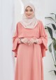 Jubah Scarlet - Peach