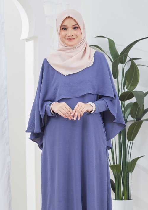 Jubah Scarlet - Steel Blue