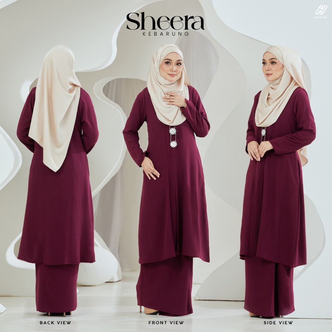 Kebarung Sheera - Plum