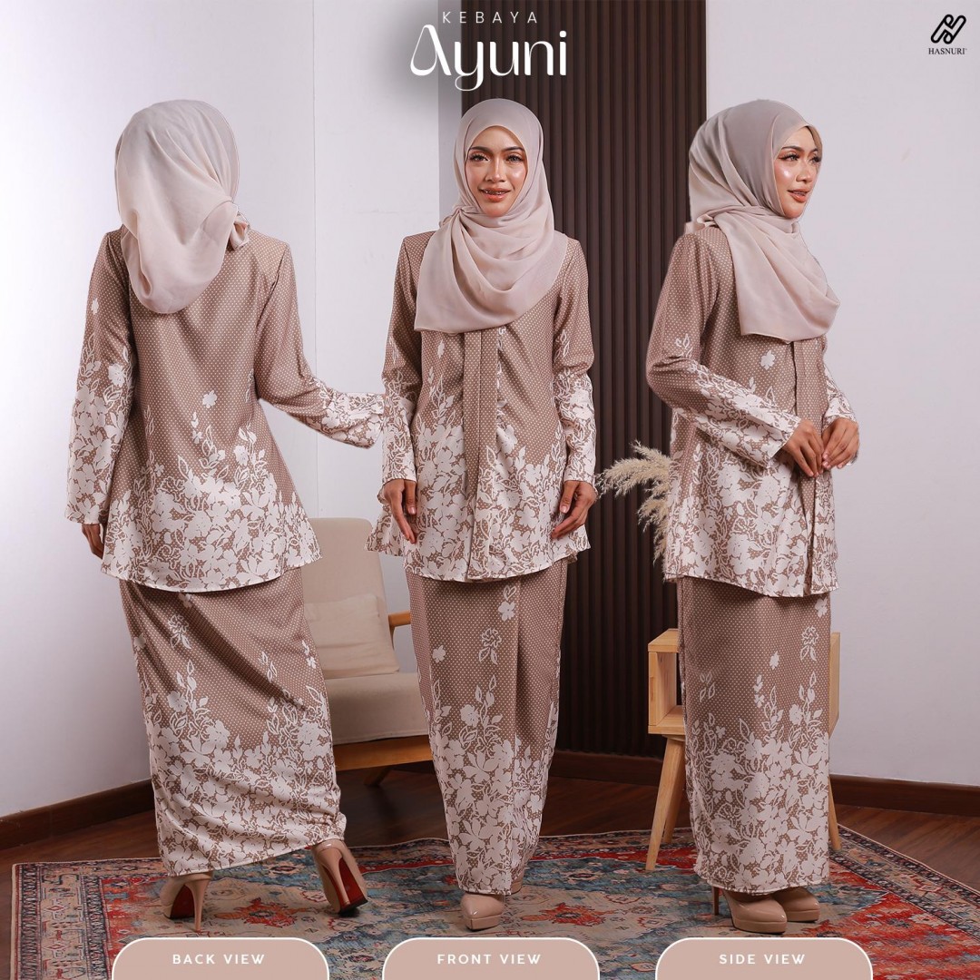 Kebaya Ayuni - Army Green