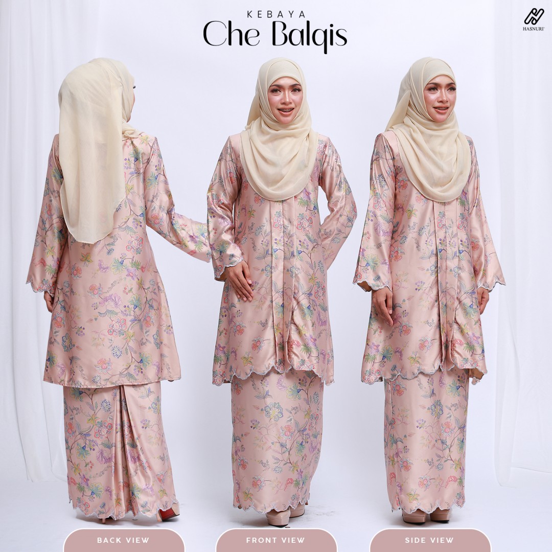 Kebaya Che Balqis - Maroon