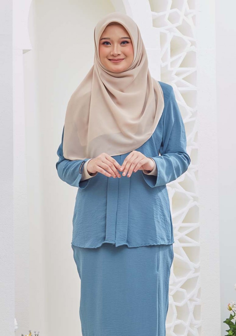 Kebaya Intan - Ocean Blue