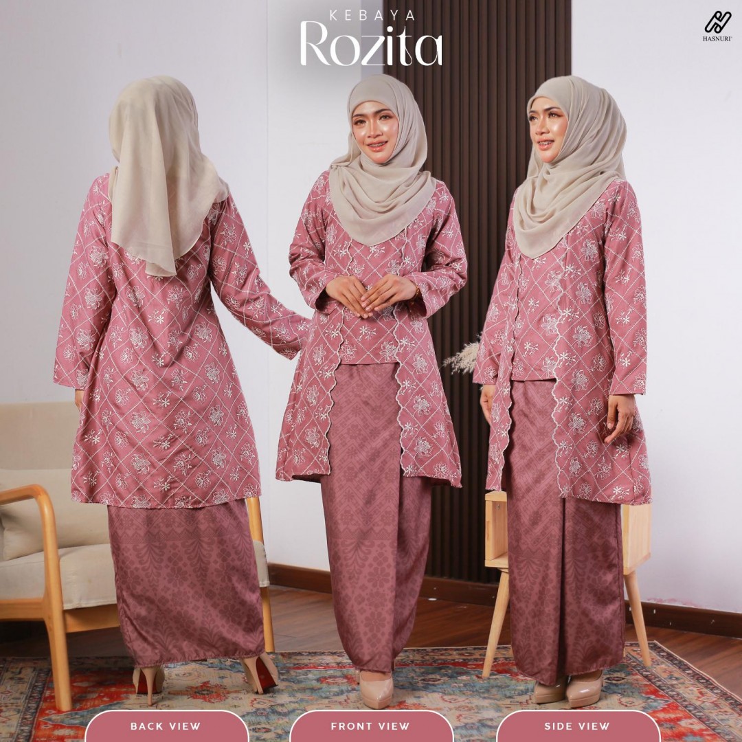 Kebaya Rozita - Dark Coco