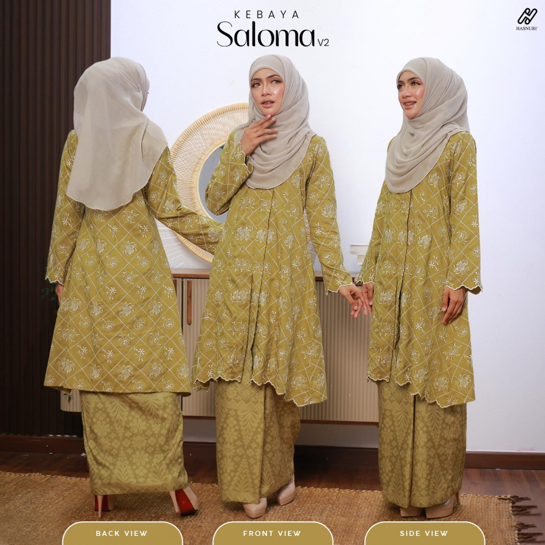 Kebaya Saloma V2 - Dusty Purple
