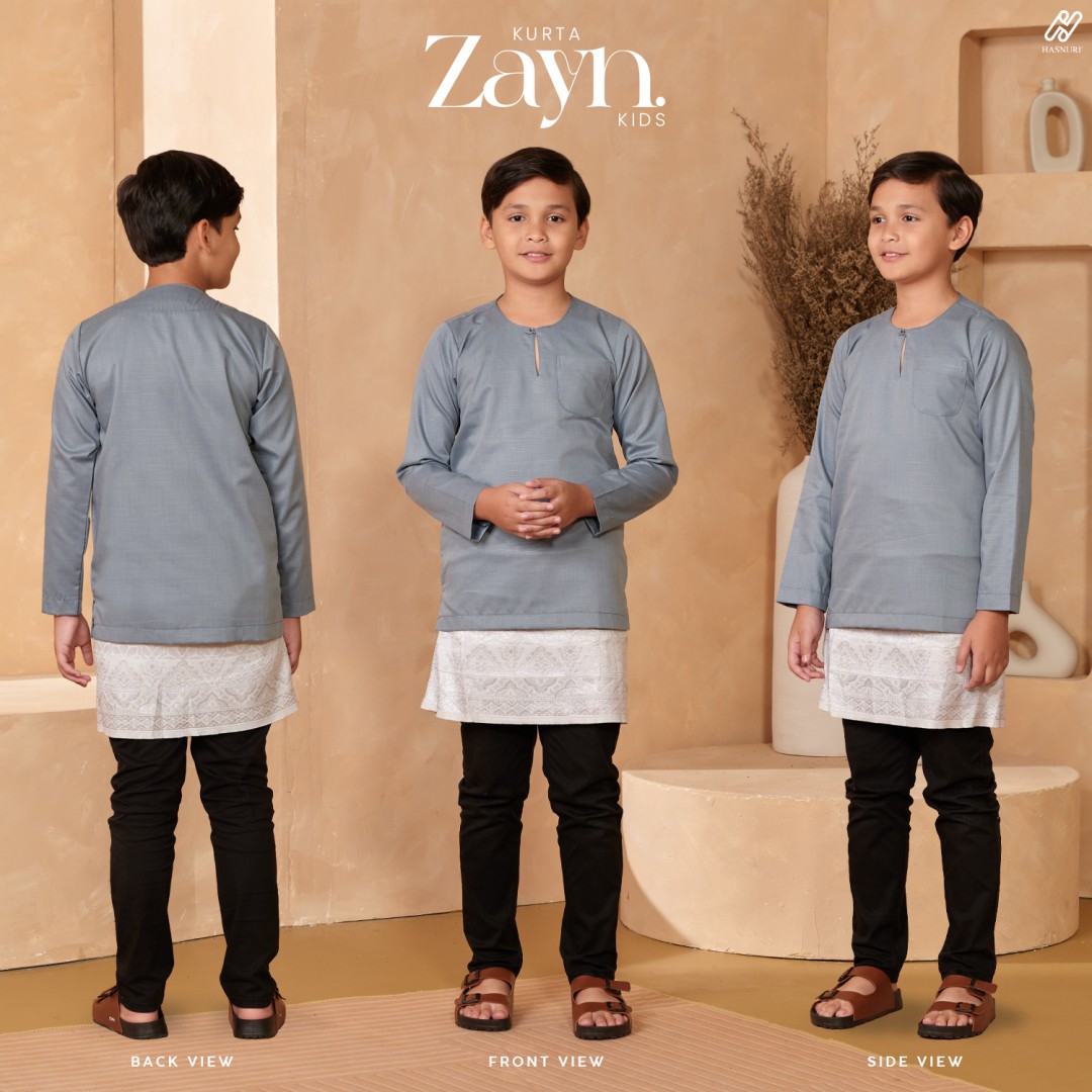 Kurta Zayn Kids - Dusty Maroon