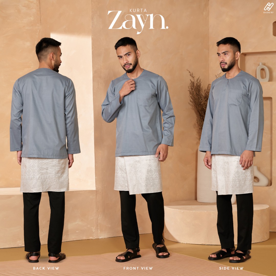 Kurta Zayn - Turkish Blue