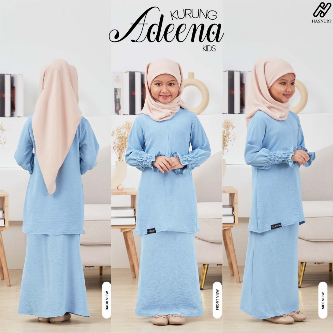 Kurung Adeena Kids - French Rose