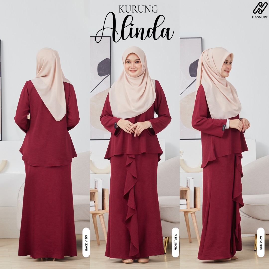 Kurung Alinda - Jade Green
