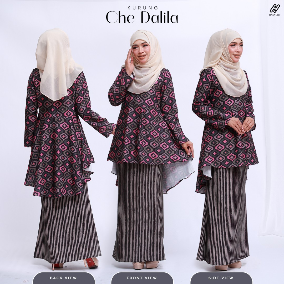 Kurung Che Dalila - Brown