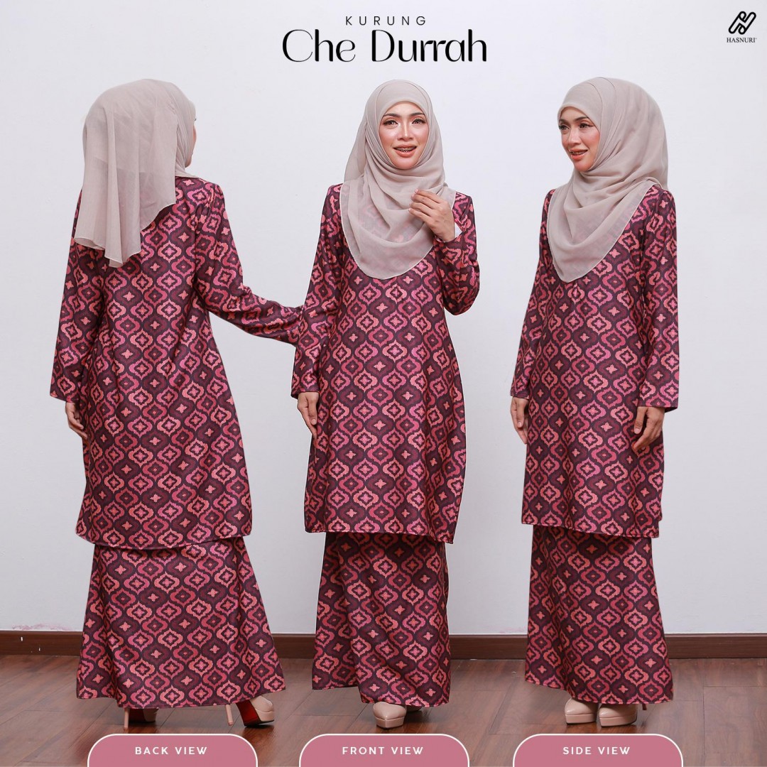 Kurung Che Durrah - Black