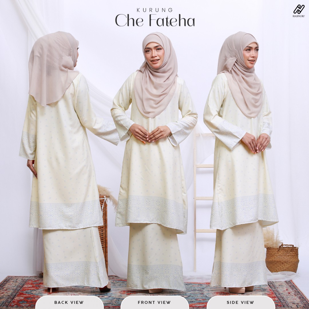 Kurung Che Fateha - Black