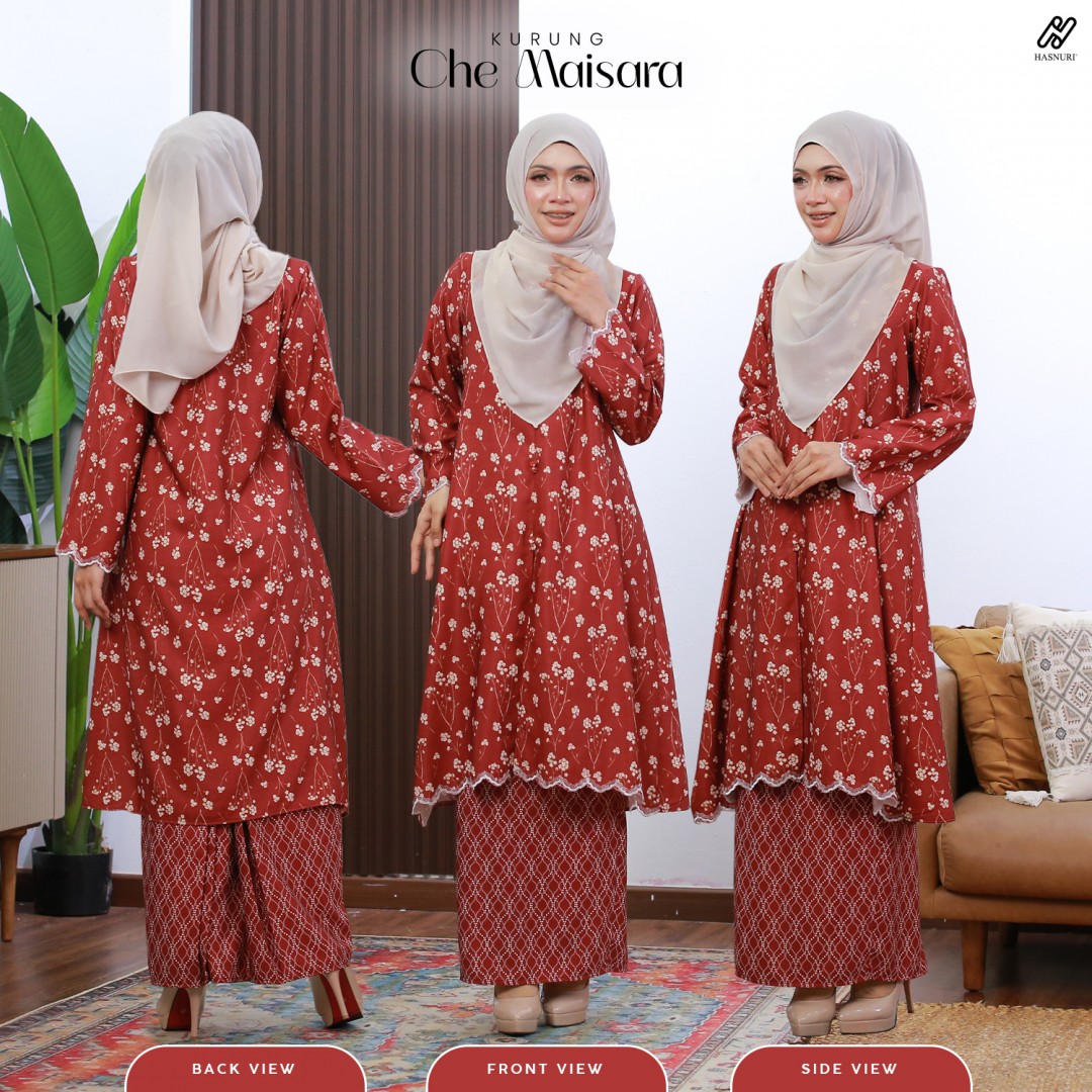 Kurung Che Maisara - Navy Blue
