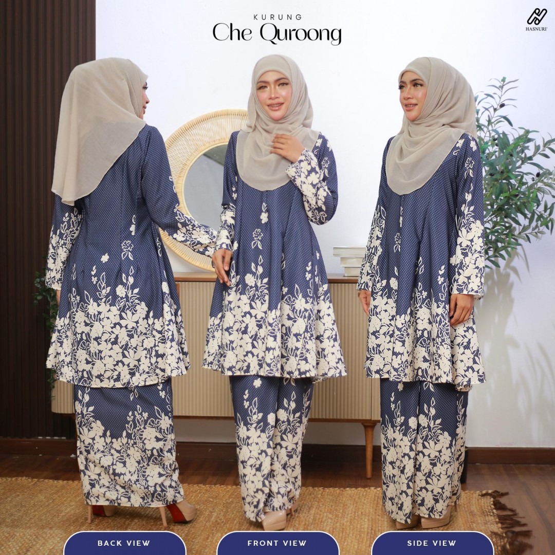 Kurung Che Quroong - Black