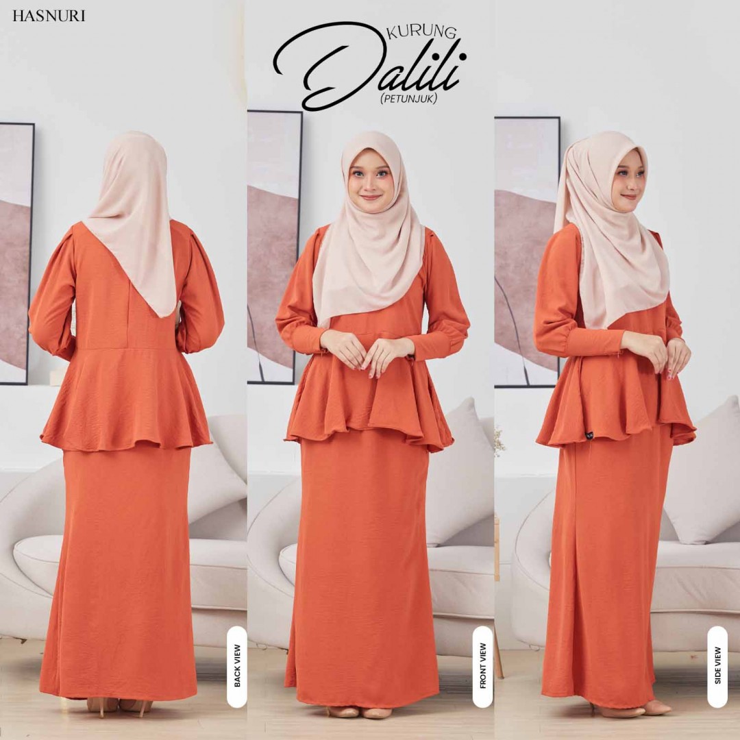Kurung Dalili - Royal Blue
