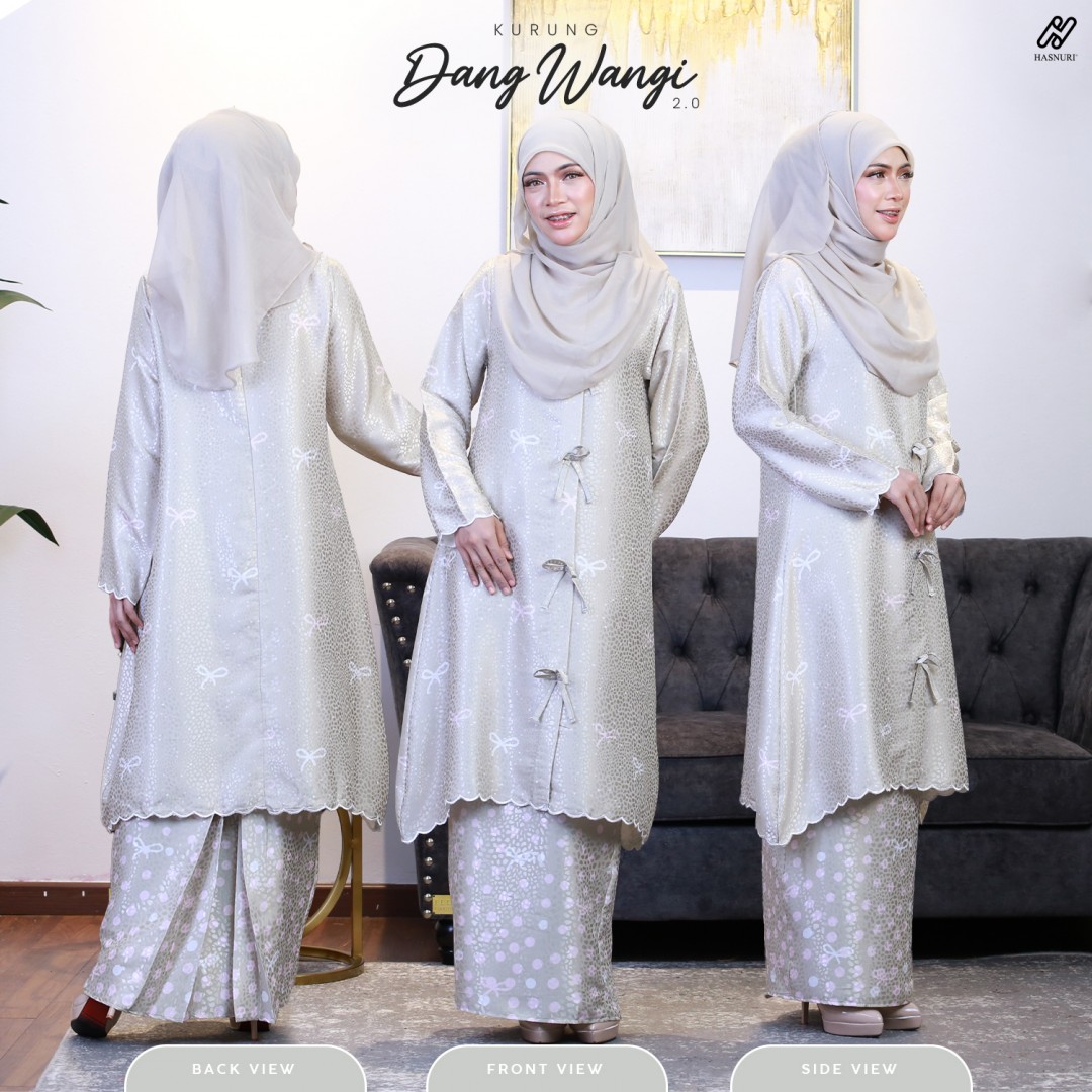 Kurung Dang Wangi 2.0 - Light Sage
