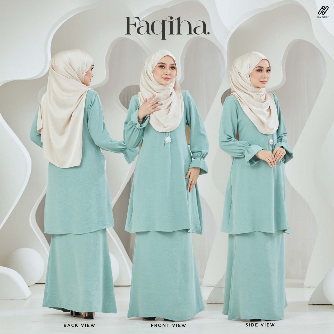 Kurung Faqiha - Grey