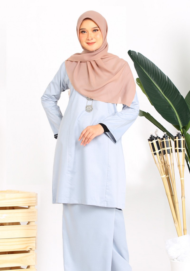 Kurung Hanee - Baby Blue