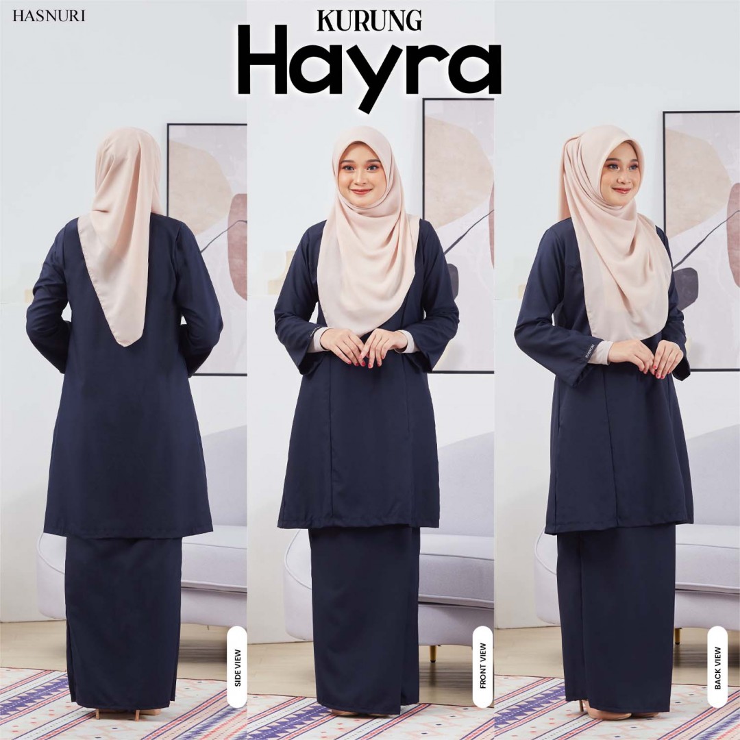 Kurung Hayra - Apple Green