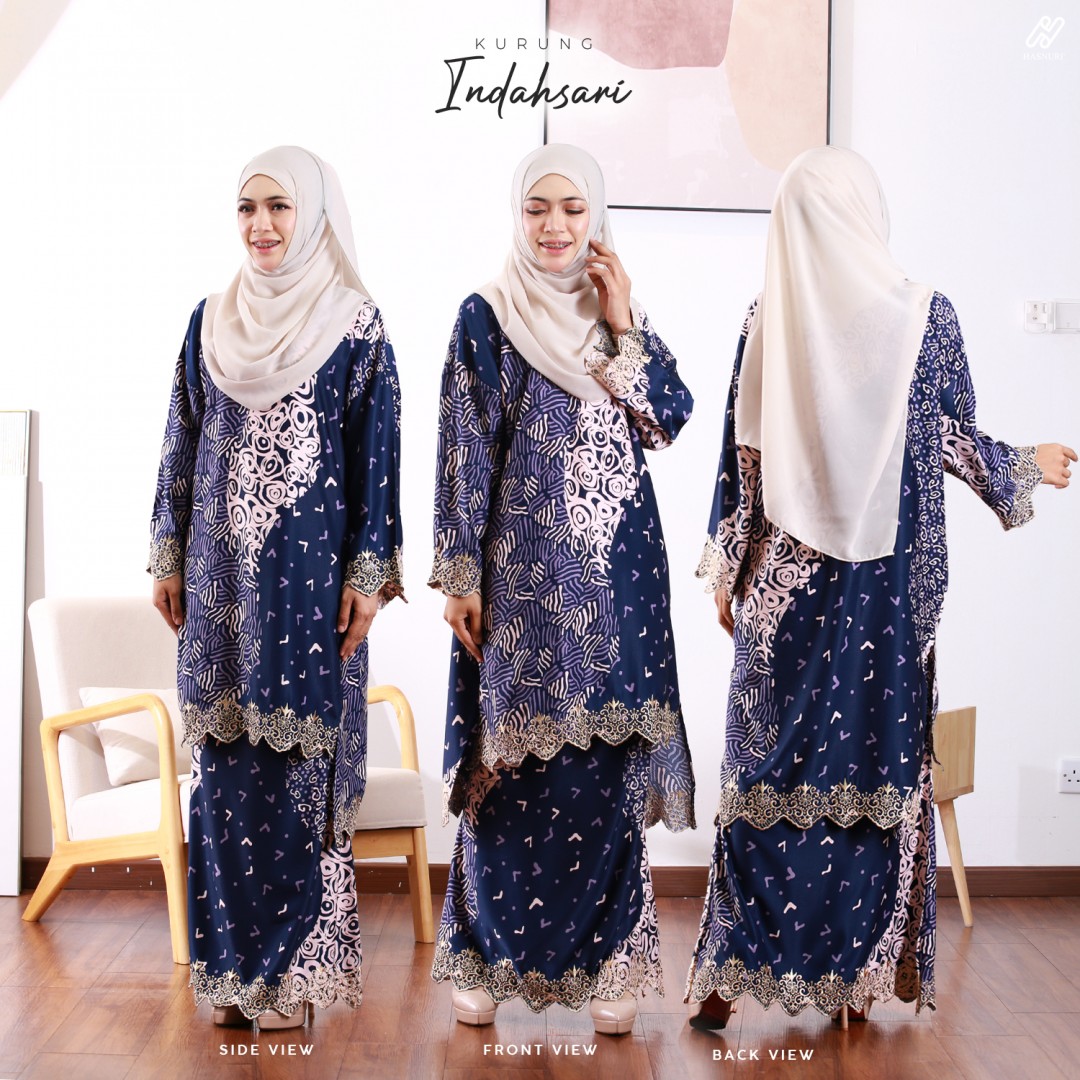 Kurung Indahsari - Emerald Green