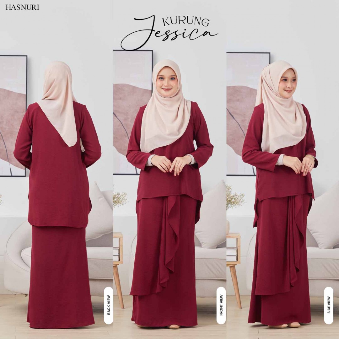 Kurung Jessica - Peach