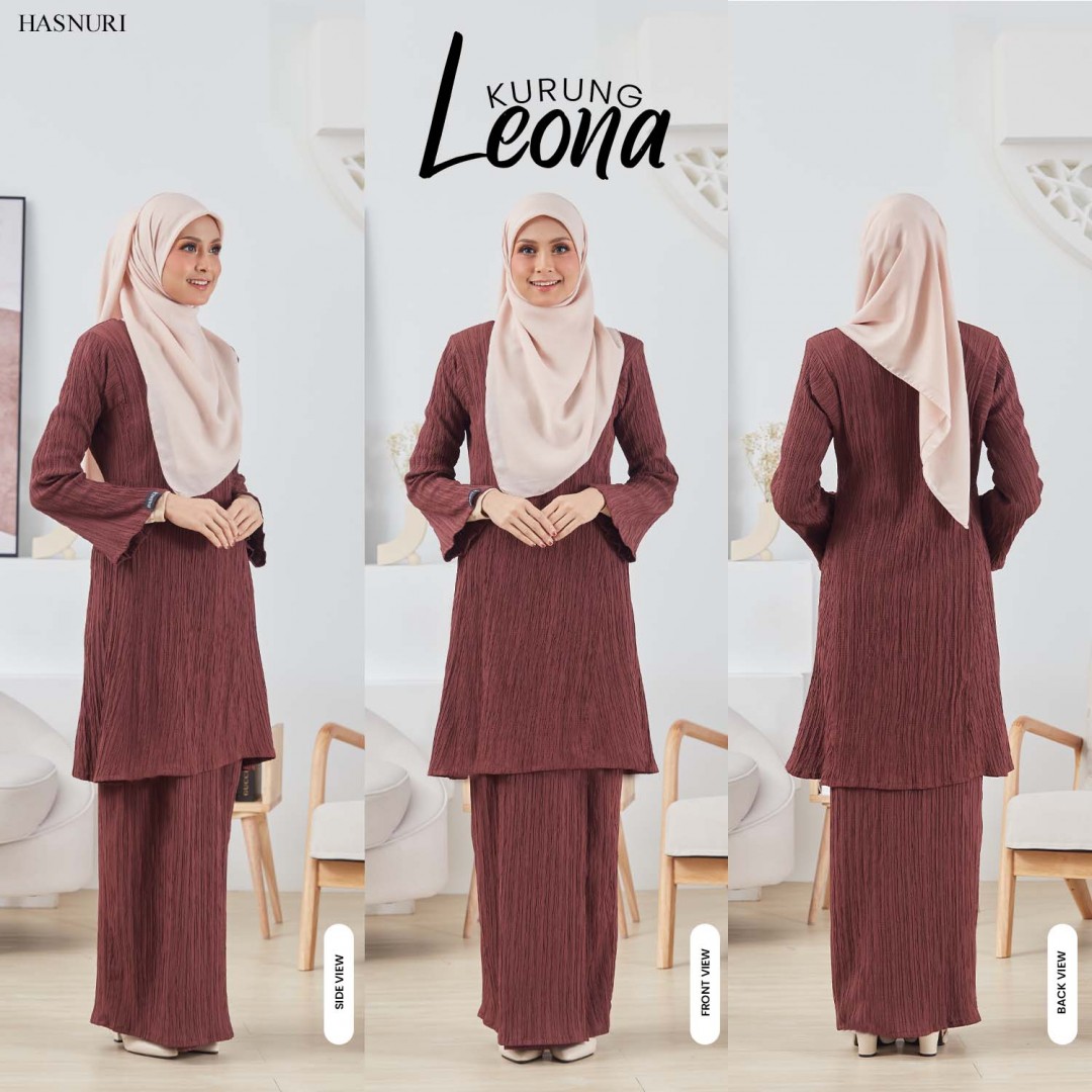 Kurung Leona - Red