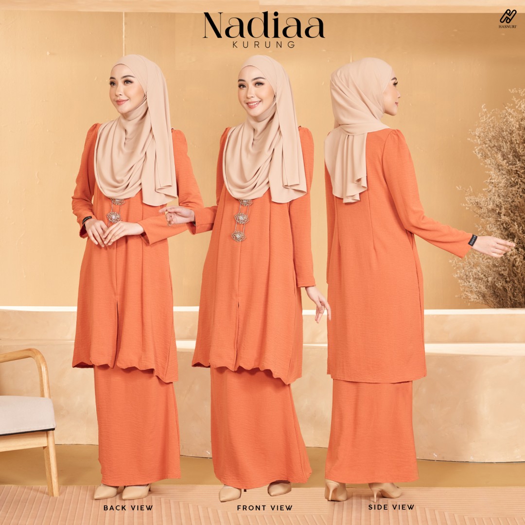 Kurung Nadiaa - Butter Orange