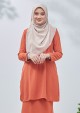 Kurung Nur Misha - Dusty Orange