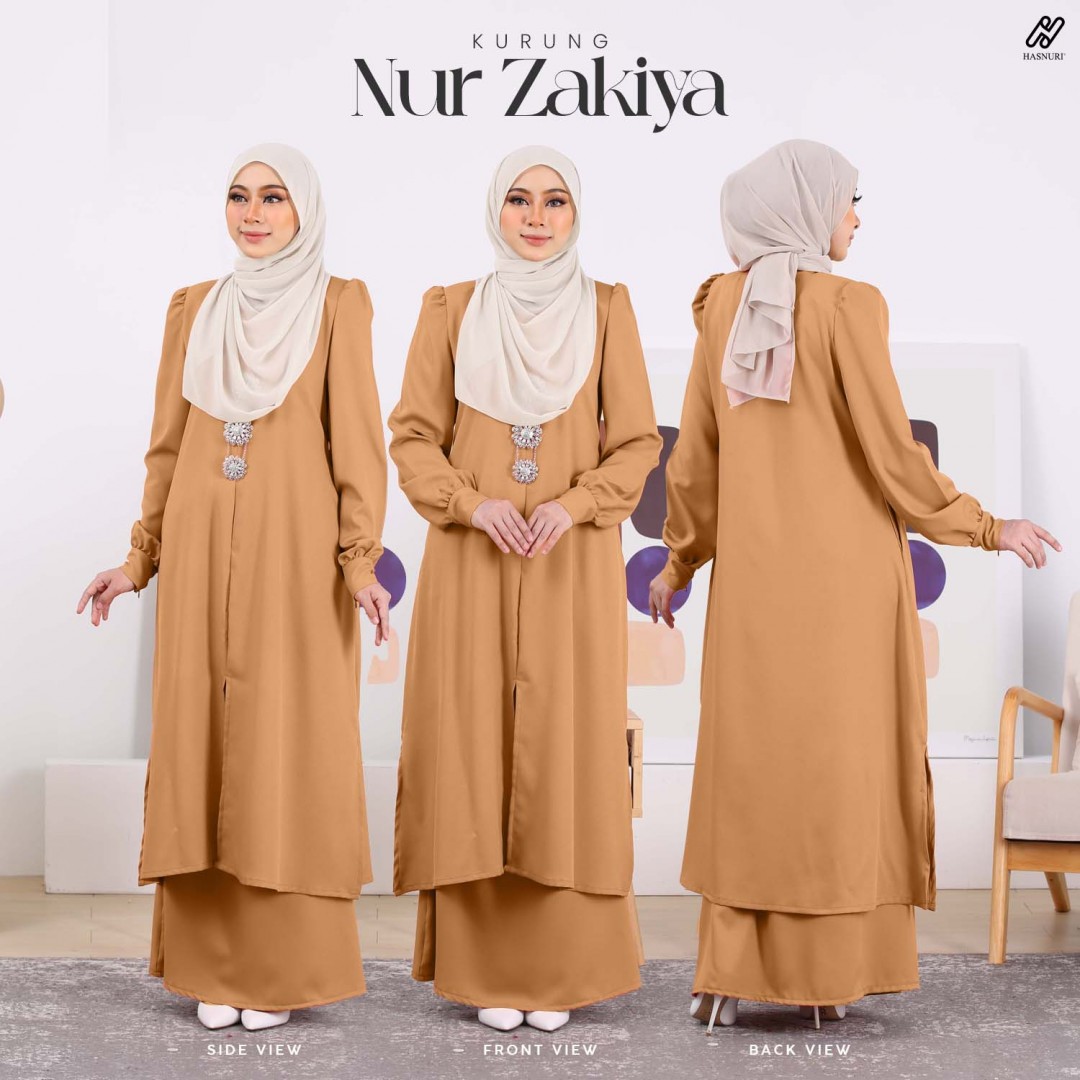 Kurung Nur Zakiya - Mauve