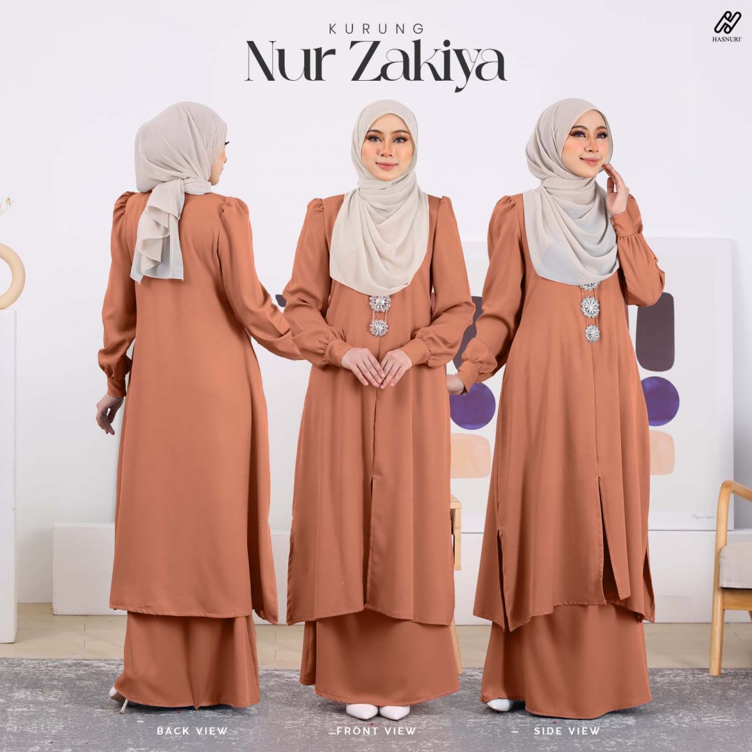 Kurung Nur Zakiya - Dark Purple