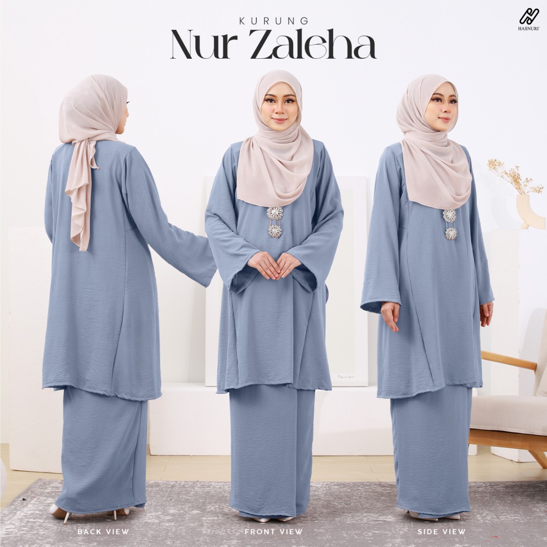 Kurung Nur Zaleha - Lilac Purple