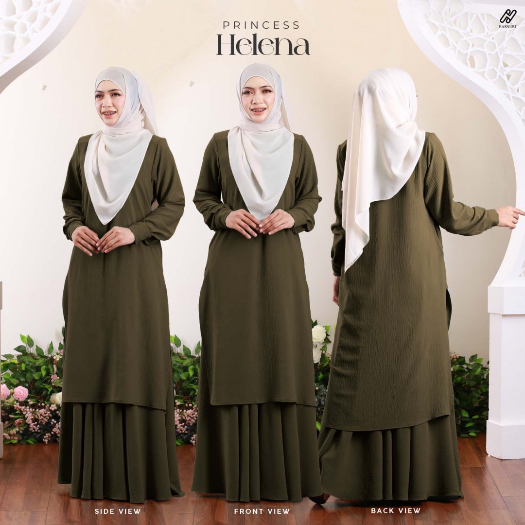 Kurung Princess Helena - Ash Brown