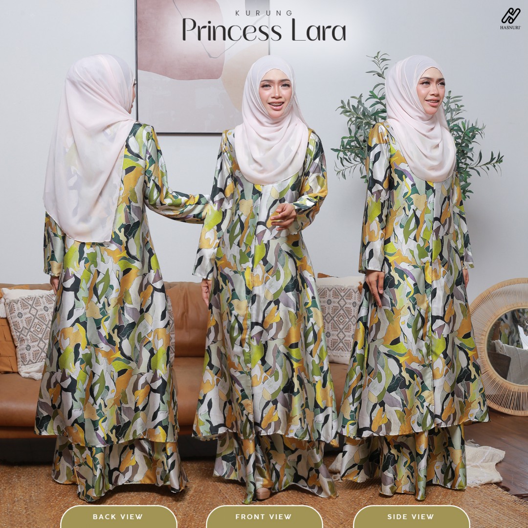Kurung Princess Lara - White