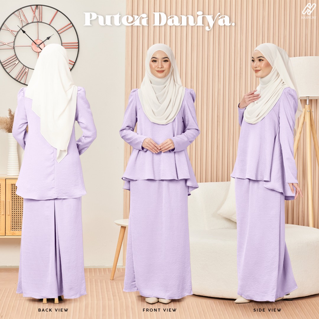 Kurung Puteri Daniya - Baby Blue