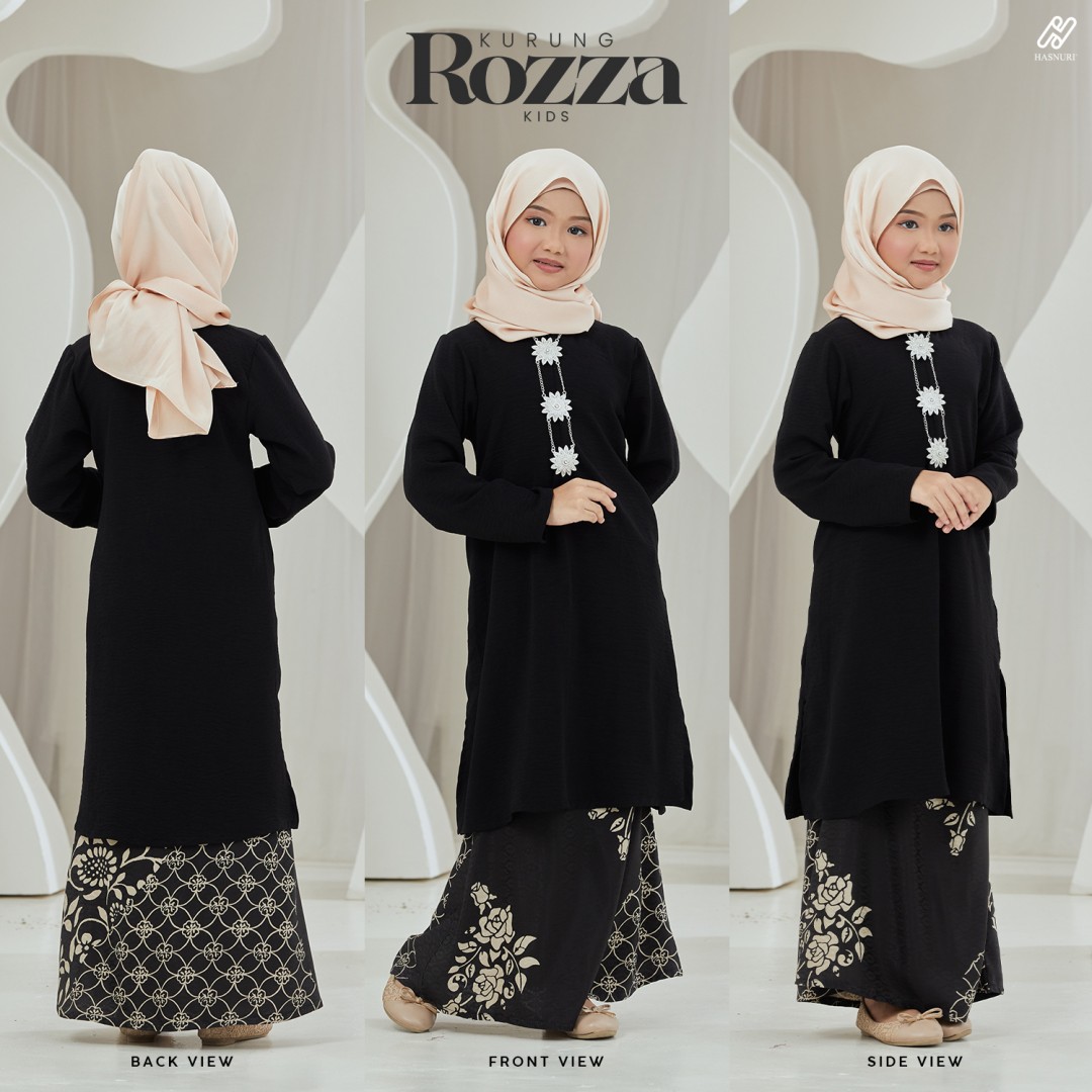 Kurung Rozza Kids - Spruce Grey